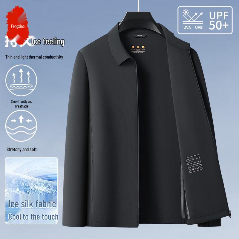 

Men s Business Casual Stand-Collar Jacket L