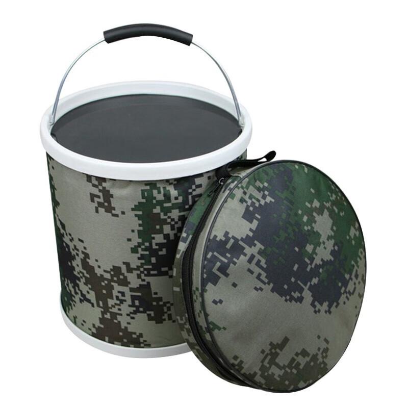 Hua Qian Mo 11L Folding Portable Canvas Bucket