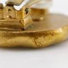 CHANEL COCO Mark Earring vintage black Plated Gold 23.1g Women Used