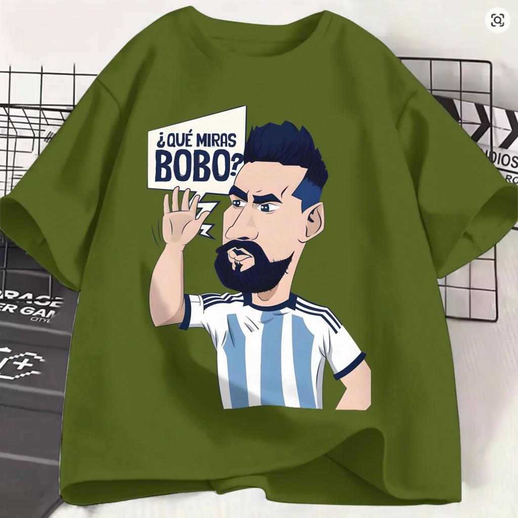 Unisex Que Miras Bobo T Shirts Meme Pure Cotton Clothes Fashion Short Sleeve Round Collar Tee Shirt New Arrival Tshirts