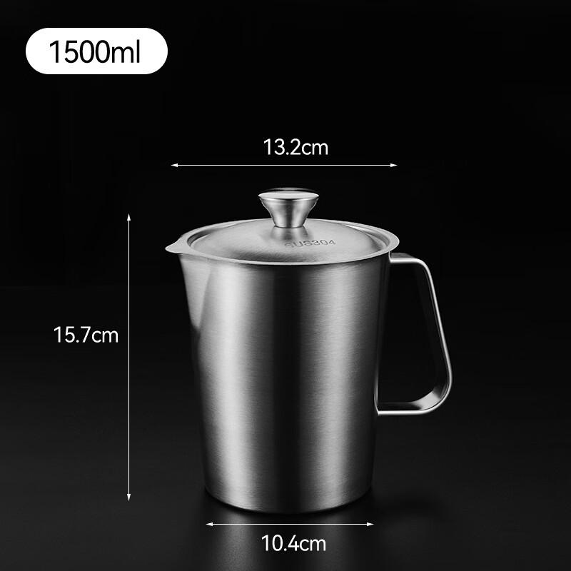 Titanium Alloy Measuring Cup with Lid and Scale