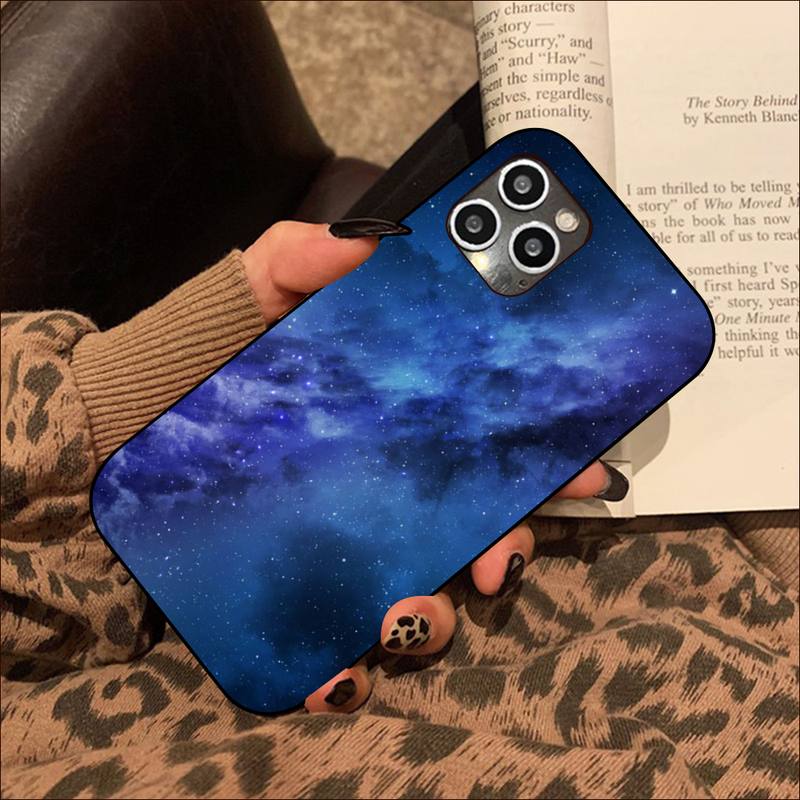 Colorful Space for Galaxy Universe  Phone Case for iPhone 11 12 13 Mini Pro XS MAX 8 7 6 6S Plus X 5S SE 2020 XR Cover