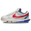 Sacai X Zoom Cortez SP OG Unisex Sneakers White Varsity-Red Varsity-Royal DQ0581-100
