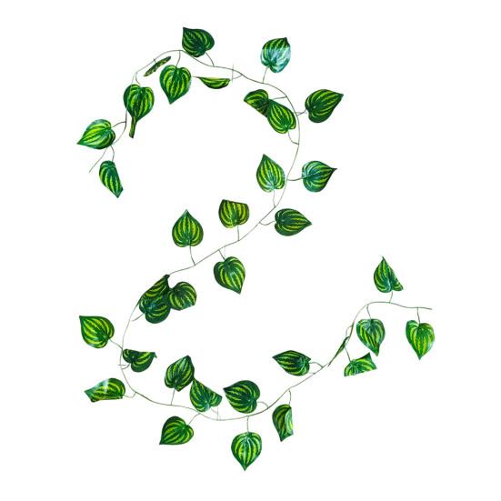 Artificial Ivy Garlands 90.5 Inch Realistic Faux Vine with Leaves Fake Hanging Plants Decoration for Bedroom Indoor Outdoor Garden Wall Decor