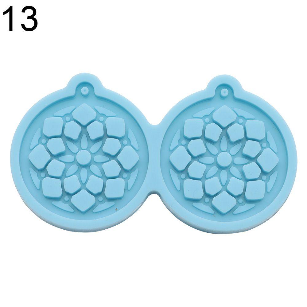 DIY Casting Mould Crafts Epoxy Resin Mold Keychain Pendant Earrings Mold Ear Studs