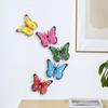 5 Pack 3D Metall Hohl Schmetterling Dekoration Hof Zaun Decor Garten Dekoration Im Freien Und Innen W8C8