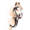 Testa di Cavallo Peluche Realistica Accessorio per Giochi di Ruolo Montata su Manico di Legno per Feste in Costume per Bambini ed Eventi Scolastici