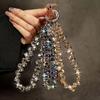1 Piece of Luxurious and Elegant Crystal Bead Mobile Phone Lanyard Wrist Chain Hand Guard Against Losing Accessories 1