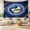 Parramatta Eels Wall Tapestry, Soft Fabric Wall Hanging, Decorative Backdrop For Bedroom Home Wall Art