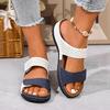 Plus Size Platform Sandals and Slippers Women's Casual Explosive Fashion Round Head Rivet Fish Mouth Flip-Flops