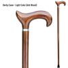 European African Wood Gentleman's Walking Stick & Hiking Cane