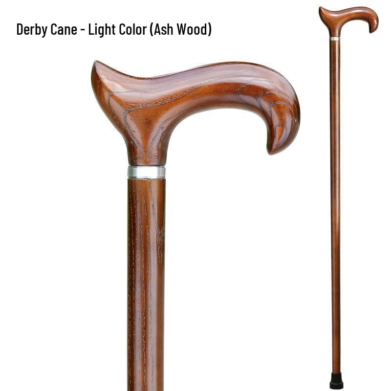 European African Wood Gentleman's Walking Stick & Hiking Cane
