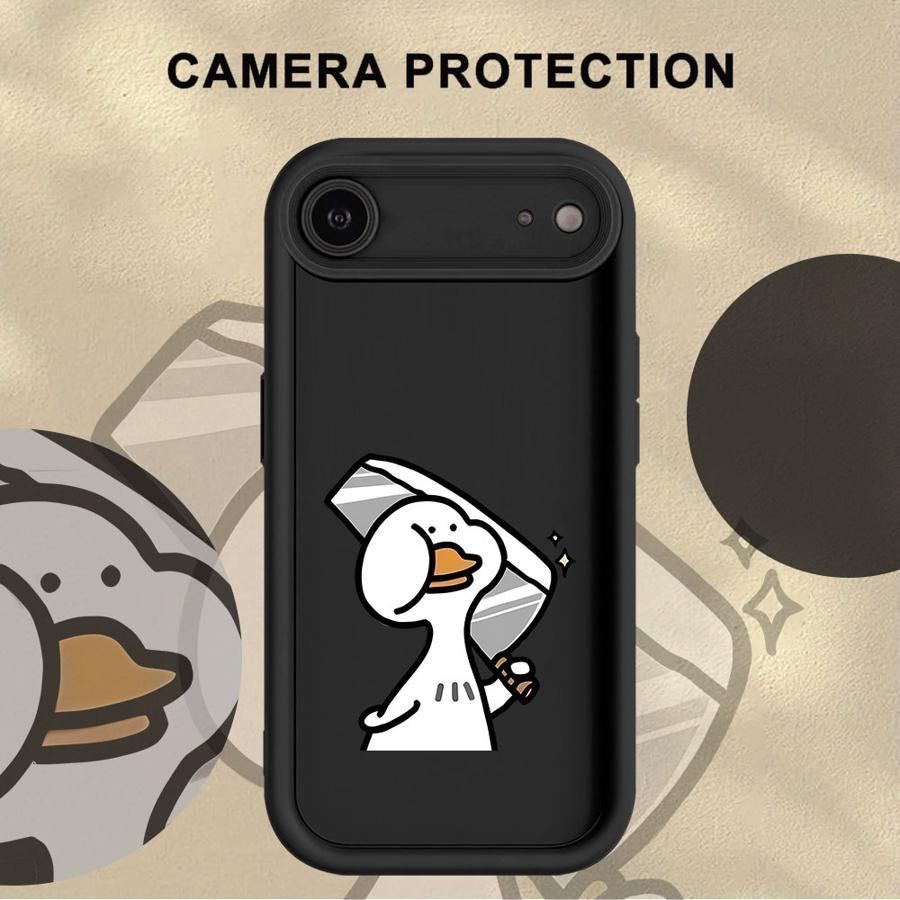 Phone Cover Case for iPhone 17 Pro Max 16 Air 13 14 12 Pro 15 Plus 11 Funny Duck