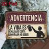 Vintage Tin Metal Sign Inspirational Quote Wall Decor Retro Home Cafe