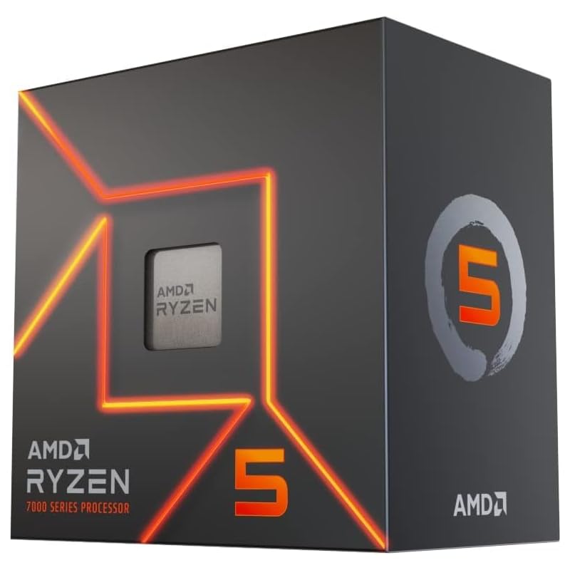 

AMD Ryzen 5 7600, Wraith Stealth Cooler 3.8GHz 6 cores / 12 threads 38MB 65W 100-100001015BOX 3 year warranty [product]