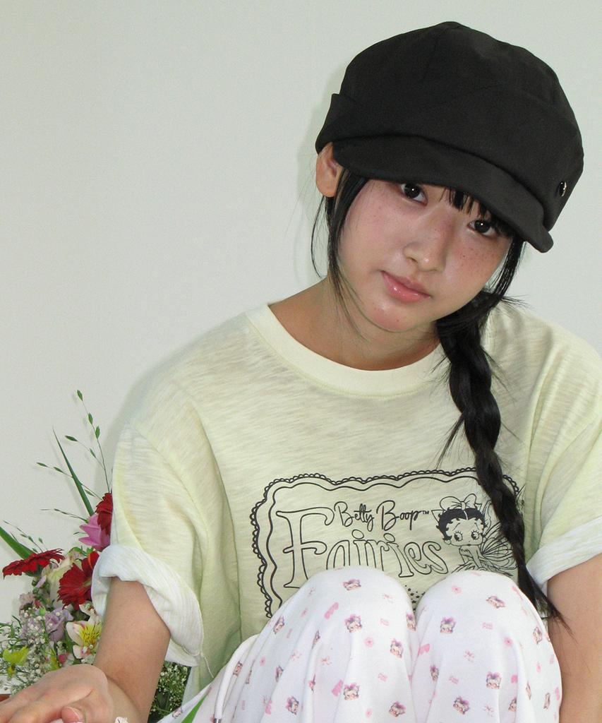 RONRON Volume Panel Newsboy Cap Black