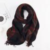Korean Imitation Cashmere Tassel Plaid Couple Scarf Women's Autumn and Winter New Warm Student Shawl Neck Protector Scarf