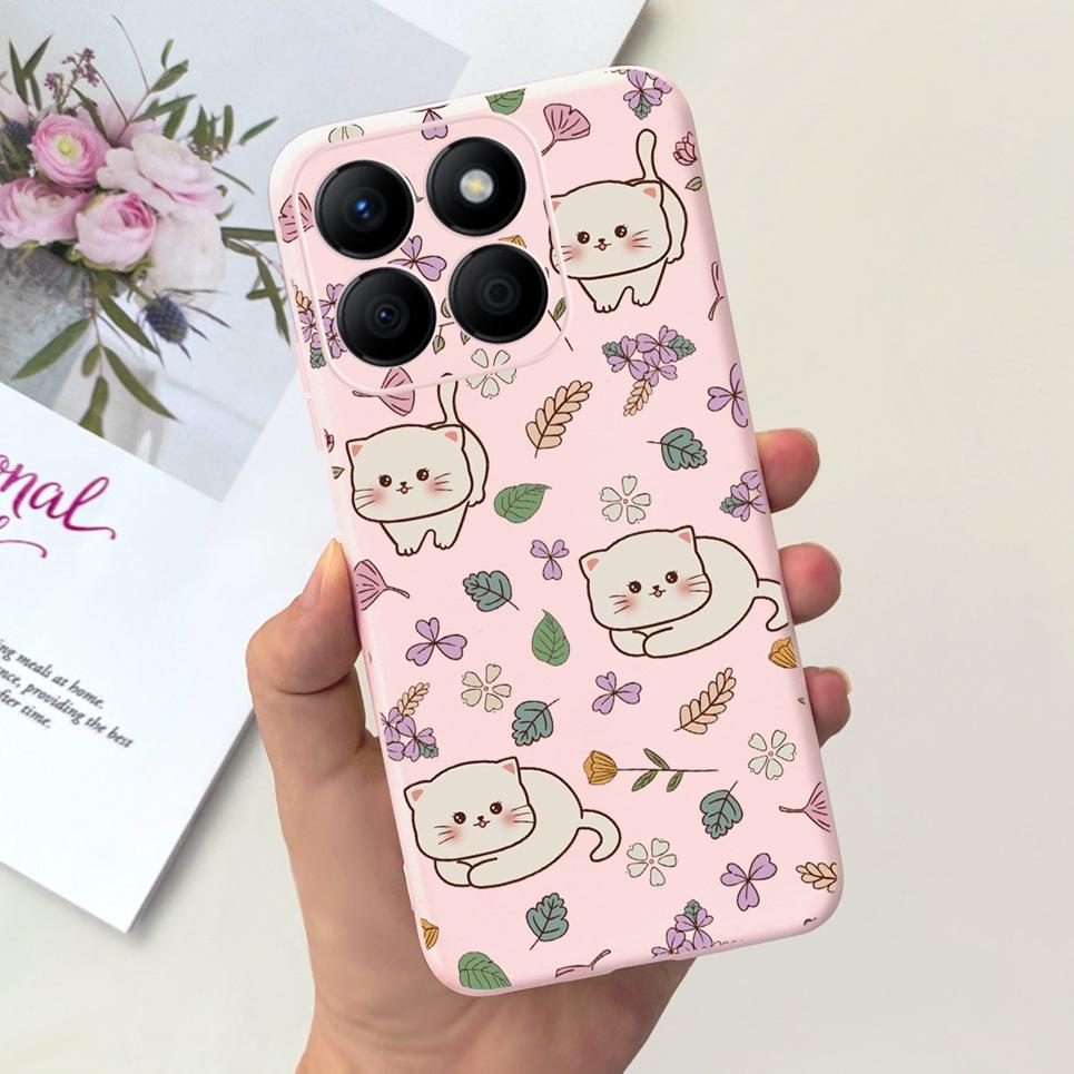 Women Fashion Girly Phone Case For Huawei Honor X9b Honor X8b Coque Funda Flower Pattern Soft Silicone Funda HonorX9b 5G Coques