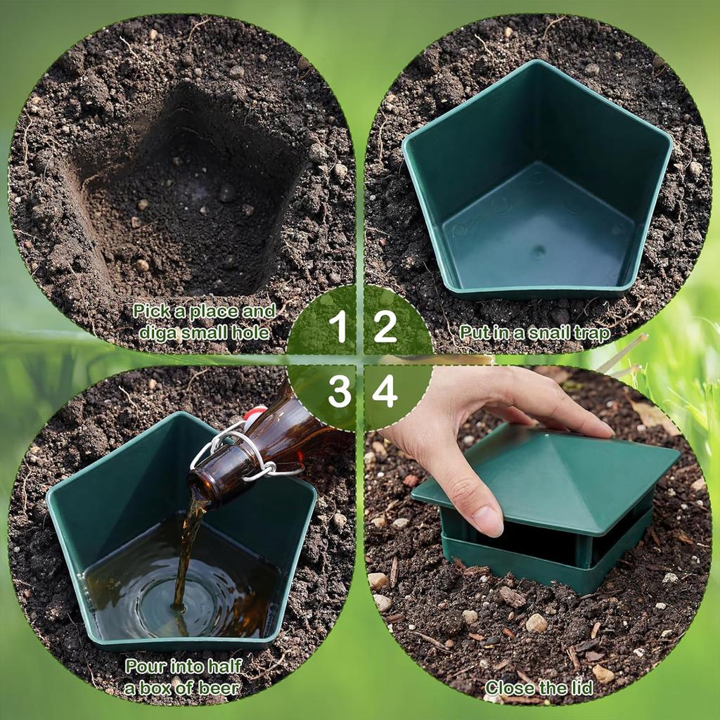Snail and Slug Trap Insect Catcher Garden Everything Animal Repellent Gardening Products Orchard Sale Wild Repeller Vegetable