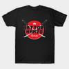 Men Black Print T-shirt Hattori Hanzo No-Cut Transfer Paper Print Cotton Tshirt