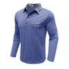 Men's Long-sleeved Lapel T-shirt Fashion Men's POLO Shirt Autumn and Winter Bottoming Shirt Tops