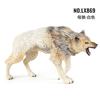 Simulert Skogsdyr Ulv Modell Grå Ulv Hvit Ulv Gående Brun Ulv Arktisk Ulv Bordplate Statisk Ornament Leke
