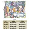 The Legend Of Hei Anime Blanket  Camping Flannel Throw Blanket For Living Room Soft Custom Quality Bedspread Birthday Present