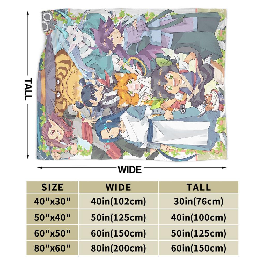 The Legend Of Hei Anime Blanket  Camping Flannel Throw Blanket For Living Room Soft Custom Quality Bedspread Birthday Present