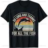 Retro So Long and Thanks for All The Fish T-Shirt Vintage Style Casual Fashion Loose Cartoon Tshirt Hip Hop Hipster  T Shirt