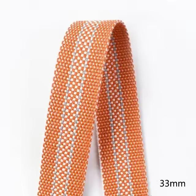 1/2/3/4/5M Cotton Ramie Webbing Strap Tape Jacquard Band Backpack Bag Belt Ribbons DIY Sewing Biasband Clothing Accessories