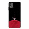 Pentru husă Nokia C32 6,5" Husă spate din silicon moale TPU de lux Carcase pentru telefon pentru NokiaC32 Protector drăguț Rezistent la șocuri Flori Capa