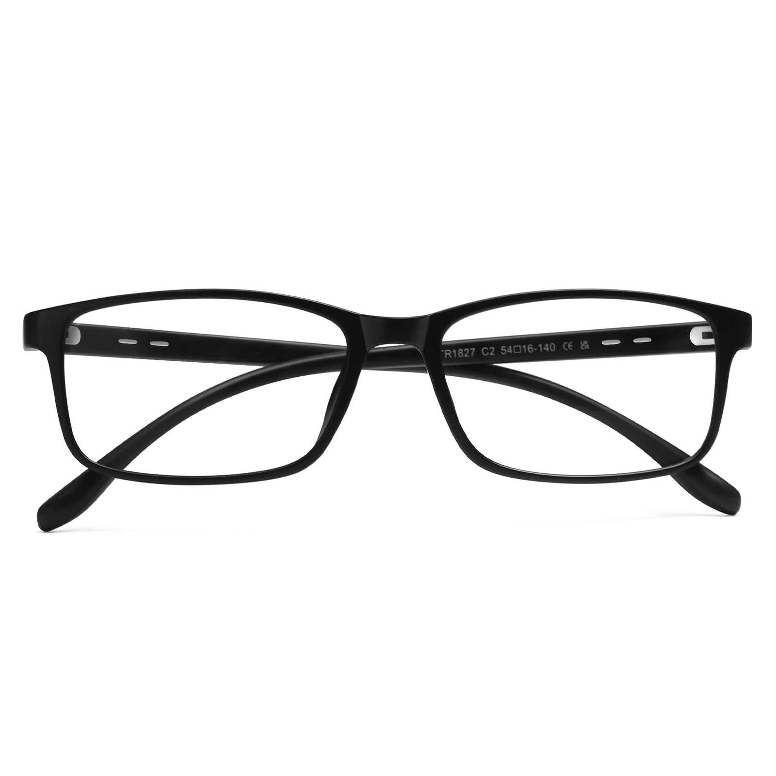 Blue Light Blocking Fashion Blue Light Blocking UV Frost Black [Dollger] Glasses, Glasses, Eyeglasses, Non-Prescription, Protection, Lightweight,