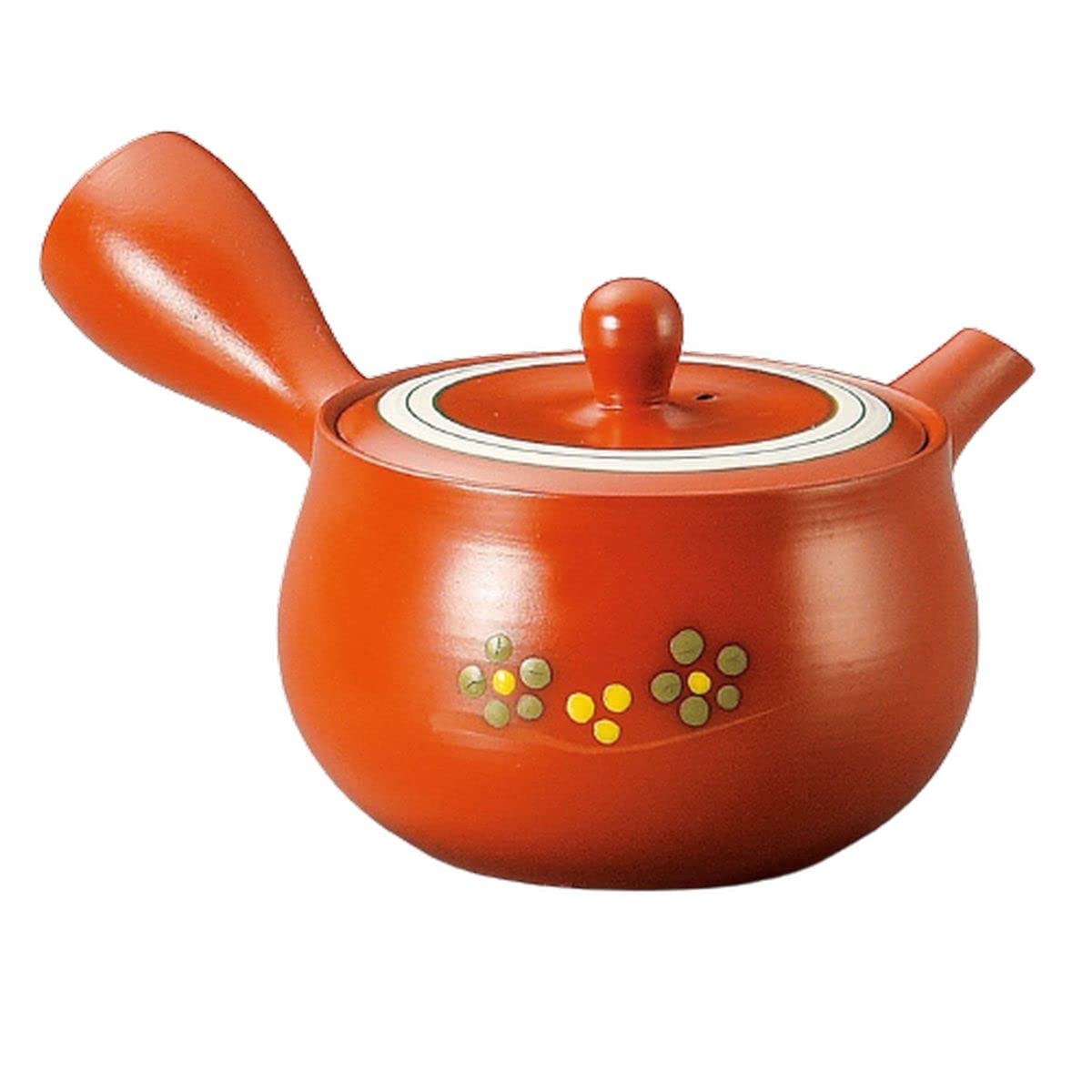 

J-kitchens Tokoname-yaki Teapot, Made in Japan, Stylish, Chic, Natural, 270cc (Deep Steaming/Strip Mesh Tea Strainer)