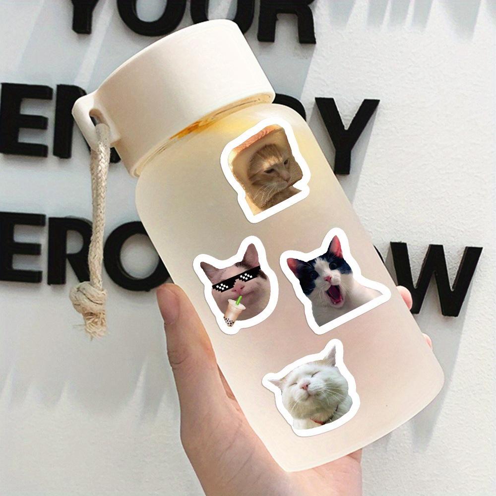 500pcs/roll Funny Cats Stickers DIY Graffiti Phone Laptop Notebook Suitcase Sticker
