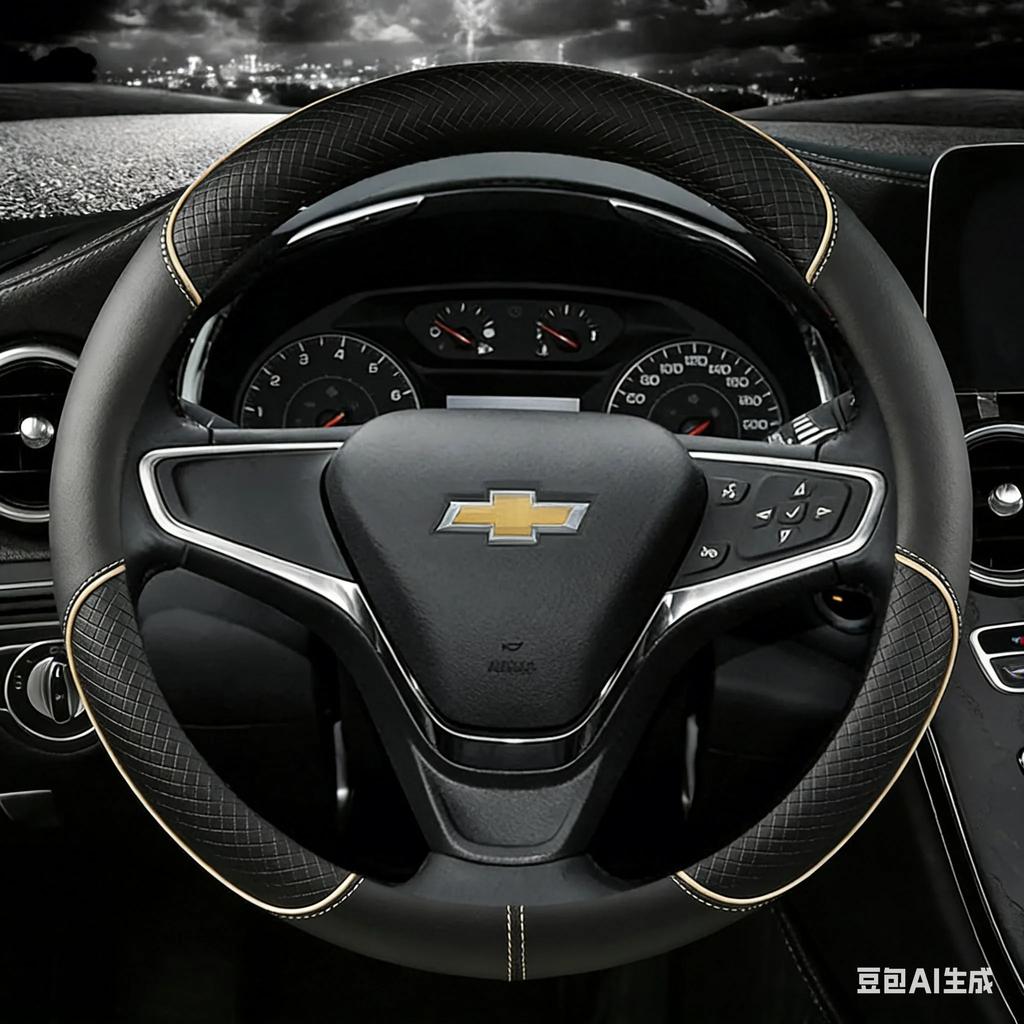 Bzlk8 Car Steering-wheels Cover 37 38cm 15" for For Holden Chevrolet Cruze Malibu Sail Spark Captiva Equinox Trax/Tracker AVEO Lova RV