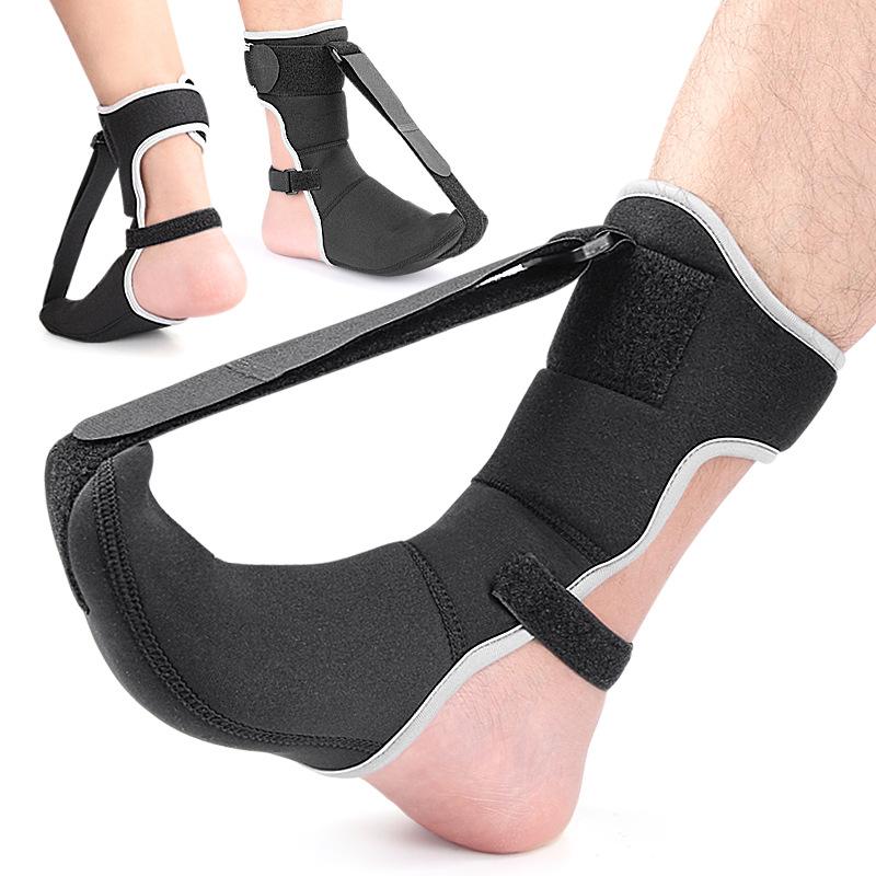 1 Pair Upgraded Foot Sagging Stretch Belt Night Splint Adjustable Unisex Fixed Ankle Brace Foot Rest