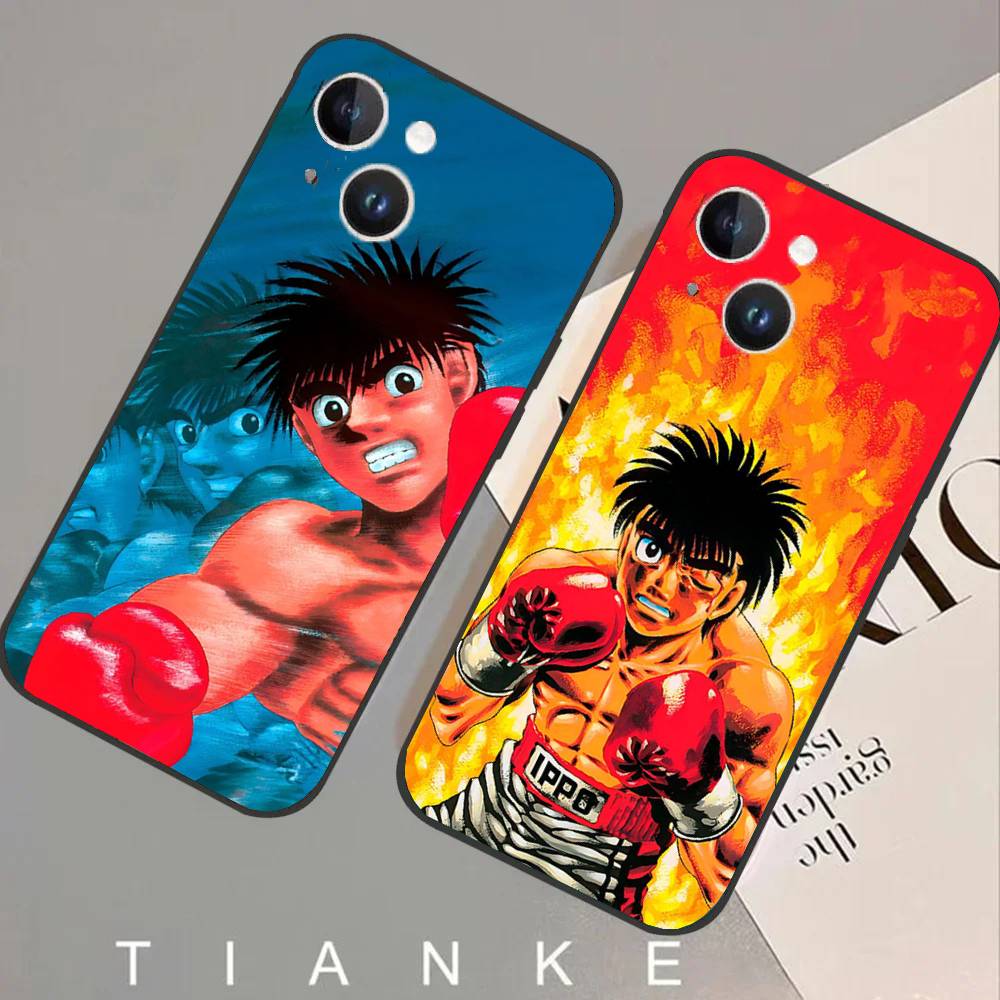 Japanese Manga H-Hajime No I-Ippo Phone Case For IPhone 17 Air 16 15 14 13 Pro Max 11 12 Black Silicone Cover