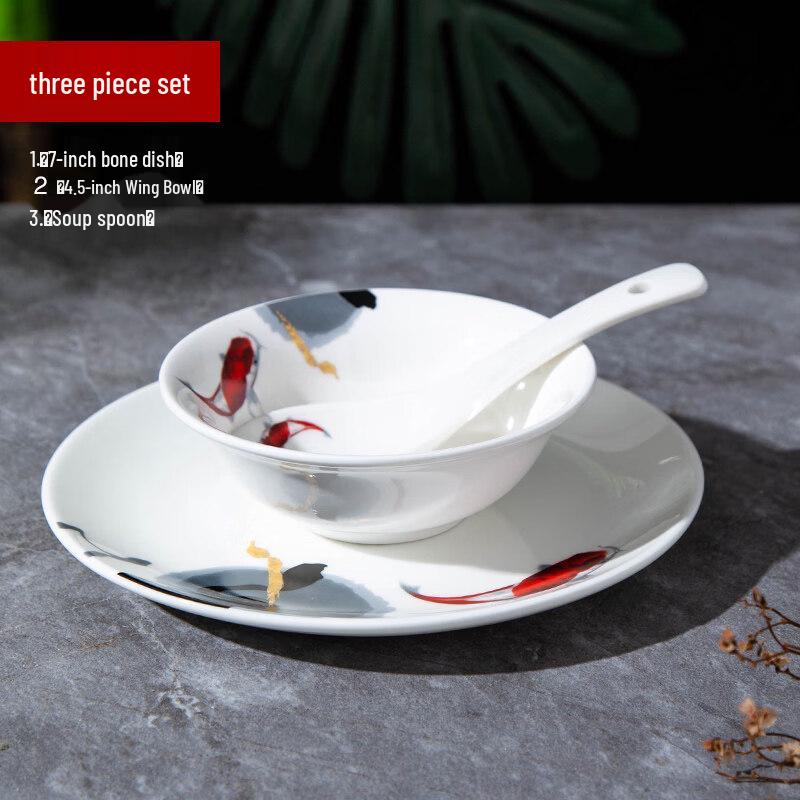 Chinese Style Ceramic Restaurant Tableware Set
