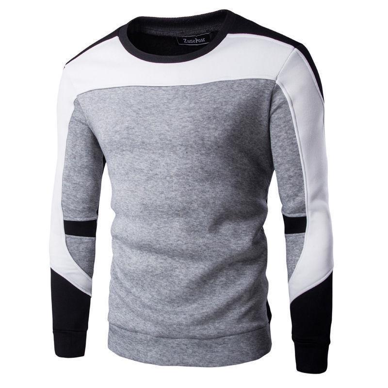 Hochwertiger Herren Pulli Pullover Strickjacke Strick Rundhals für stilvollen Komfort