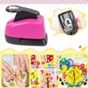 6 Paper cutter single Hole craft puncher 16mm kids Set Kit Leaf Flower Heart butterfly shapes paper crafts cardmaking scrapbook