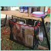 Timeless Bbq Wire Mesh Storage Rack Portable Bag Ideal For Camping And Barbecue Events