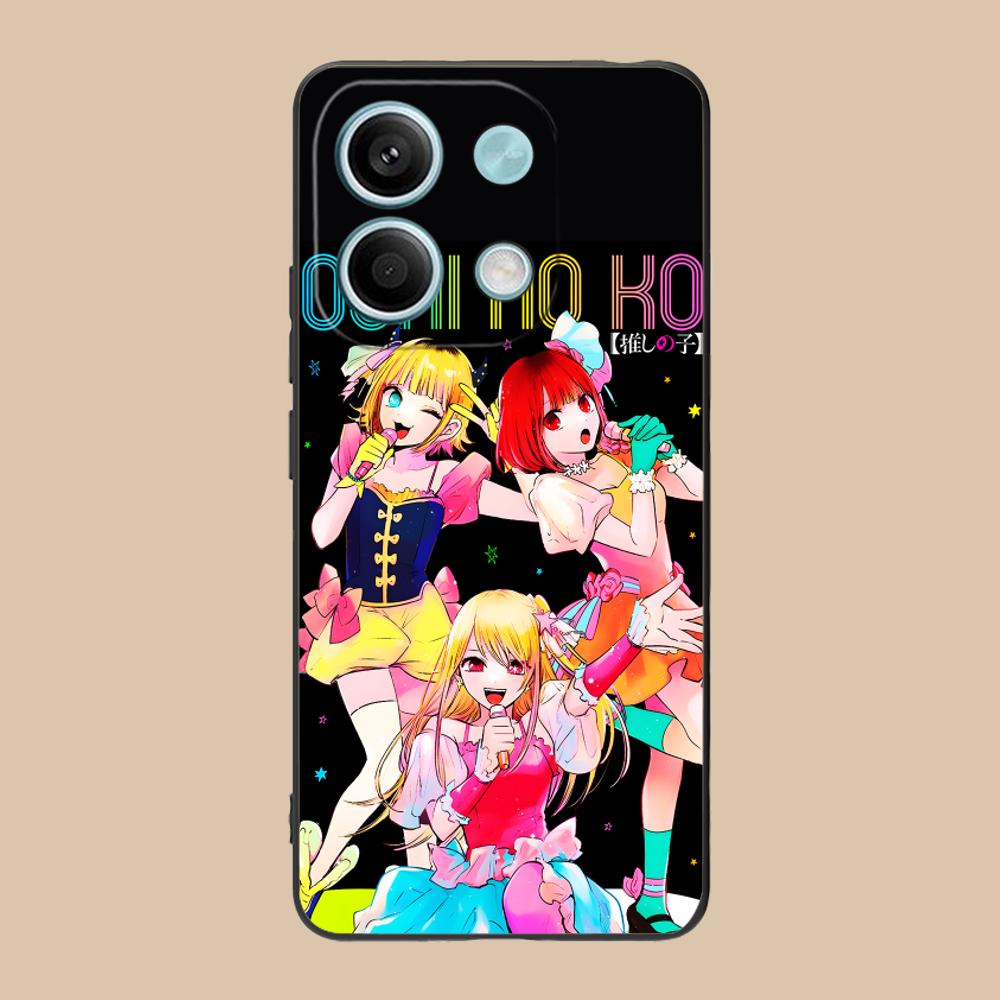 Oshi No Ko B-Komachi Phone Case for POCO M6 M5 M4 M3 X7 X6 X5 X4 X3 F6 F5 F4 Pro GT 5G Colour Protective Pretty Cover Luxury