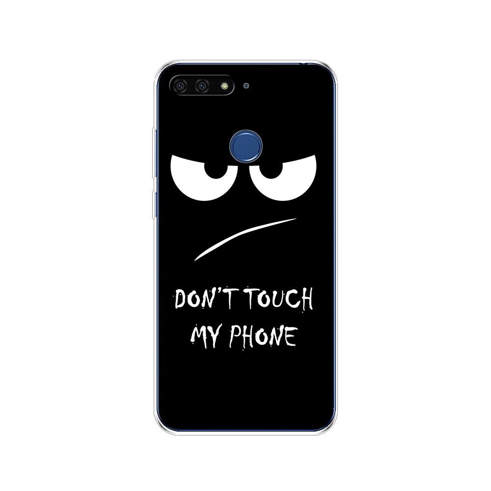 Pro Huawei Honor 7C 5,7 palcový kryt pouzdra Měkký silikonový TPU Roztomilý kryt Zadní ochranné pouzdro na telefon Pro Huawei honor 7c Aum-L41 tašky
