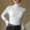 Pile Neck Thick Modal Thread Base Shirt Women's Autumn Winter High Neck Long Sleeve Slim Fit T-shirt