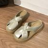 Platform Mary Jane Shoes Women's 2025 Summer New Outwear Fashion Versatile Casual Soft Bottom Non-slip Baotou Slippers