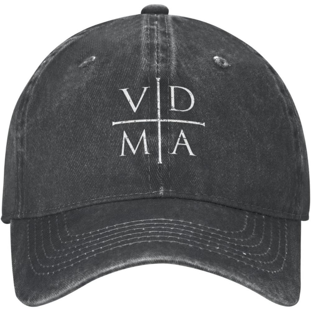 

VDMA - Lutheran Cross Baseball Cap for Men Women Fashionable Adjustable Denim Hat