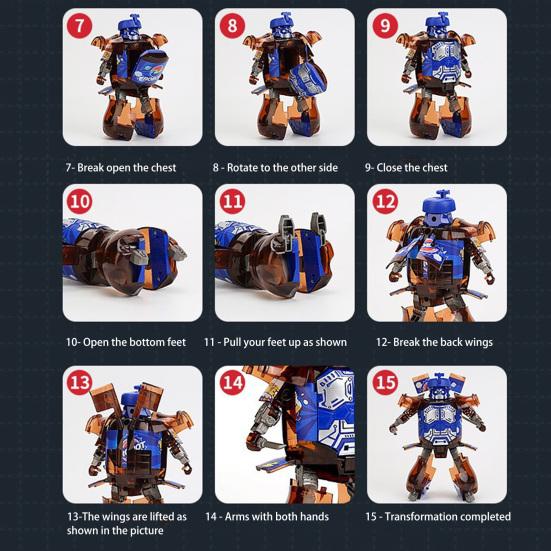 Getränkeflasche Transformator Roboter Spielzeug Pädagogisches Bewegliche Gelenke Verformung Cola Zitrone Orange Soda Trinkflasche Spielzeug Kleinkinder Jungen Mädchen Geschenk