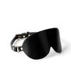 Flirtatious Leather Eye Mask: Thick Blindfold for Teasing, Light Blocking, and Sensual Play