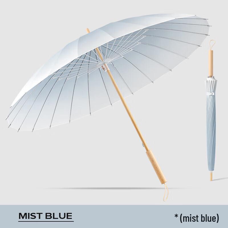 MAYDU Retro Gradient Long-Handle Umbrella