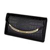 Patent Leather Clutch Bag Large Capacity Crocodile Pattern Bag Clutch Bag